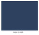 Embossed California Classic Frame Navy Note Cards Image 2 of 3